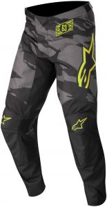 nohavice RACER TACTICAL, ALPINESTARS (čierna/šedá maskáčová/žltá fluo)