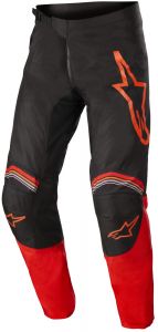 nohavice FLUID SPEED, ALPINESTARS (čierna/červená)