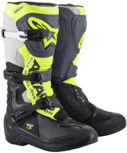 topánky TECH 3, ALPINESTARS (čierna / šedá / žltá fluo)