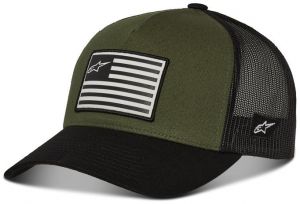 šiltovka FLAG SNAP HAT, ALPINESTARS (zelená/čierna)