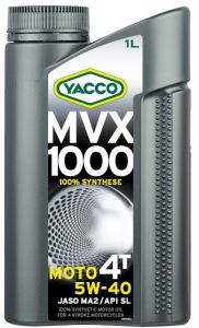 Motorový olej YACCO MVX 1000 4T 5W40, YACCO (4 l)
