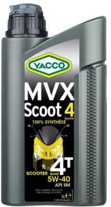 Motorový olej YACCO MVX SCOOT 4 SYNTH 5W40, YACCO (1 l)