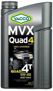 Motorový olej YACCO MVX QUAD 4 SYNTH 5W40, YACCO (2 l)