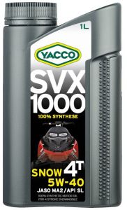 Motorový olej YACCO SVX 1000 SNOW 4T 5W40, YACCO (4 l)