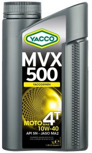 Motorový olej YACCO MVX 500 4T 10W40, YACCO (1 l)