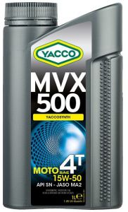 Motorový olej YACCO MVX 500 4T 15W50, YACCO (1 l)