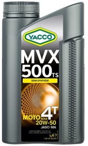 Motorový olej YACCO MVX 500 TS 4T 20W50, YACCO (4 l)