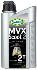 Motorový olej YACCO MVX SCOOT 2 SYNTH, YACCO (1 l)