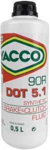 Brzdová kvapalina YACCO 90 R DOT 5.1, YACCO (500 ml)