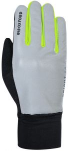 rukavice BRIGHT GLOVES 2.0, OXFORD (čierna / reflexná / žltá fluo)