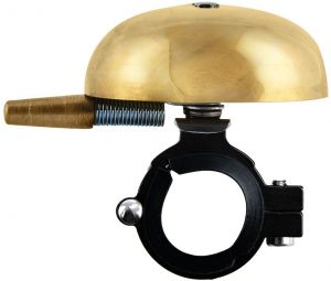 Zvonček na bicykel CLASSIC PING BRASS BELL, OXFORD (zlatý plášť)
