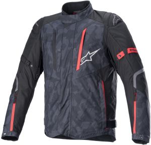bunda RX-5 DRYSTAR 2022, ALPINESTARS (čierna/maskáčová/červená)