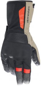 rukavice DENALI AEROGEL DRYSTAR 2022, ALPINESTARS (čierna/khaki/červená fluo)