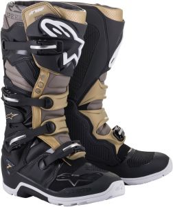 topánky TECH 7 ENDURO DRYSTAR 2022, ALPINESTARS(čierna/šedá/zlatá)