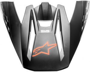 šilt pre prilby S-M5 COMPASS 2022, ALPINESTARS (čierna/oranžová fluo matná)