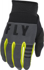 rukavice F-16, FLY RACING - USA detské (šedá/čierna/Hi-Vis)