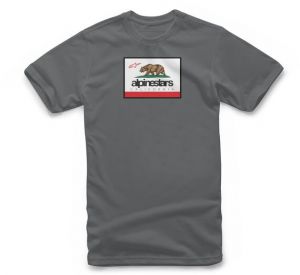 tričko CALI 2.0 TEE 2022, ALPINESTARS (tmavo šedá)