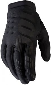 rukavice BRISKER, 100% dámské (čierna/šedá)