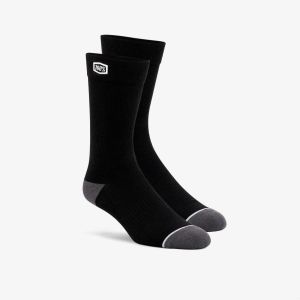 ponožky SOLID, 100% - USA (čierna)