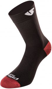 ponožky BLACK-RED 2022, UNDERSHIELD (čierna / červená)