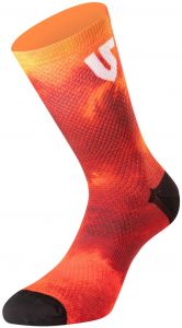 ponožky TYE DYE 2022, UNDERSHIELD (červená)