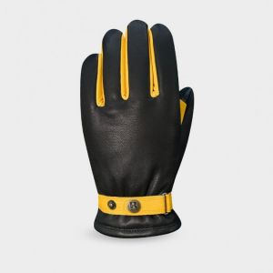 rukavice LEGACY, RACER (čierna / žltá)