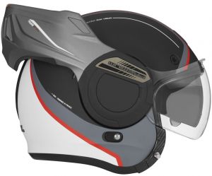 prilba STRATOS FIGHTER, NOX PREMIUM (čierna matná, biela)