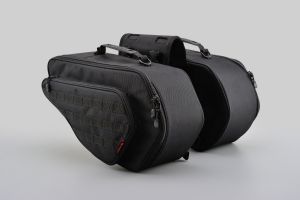 Bočné tašky, objem 2x16L, HENLYBEGINS (šedá farba)
