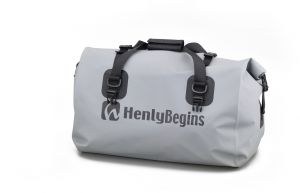 Vodotesná taška na sedadlo spolujazdca, objem 60L, HENLYBEGINS (šedá farba)