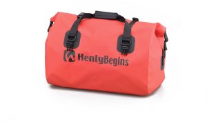 Vodotesná taška na sedadlo spolujazdca, objem 60L, HENLYBEGINS (červená)