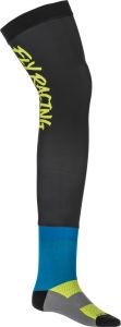 Ponožky dlhé Knee Brace, FLY RACING - USA (hi-vis / čierna / modrá)