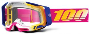 RACECRAFT 2 100% - USA, okuliare MISSION - číre plexi