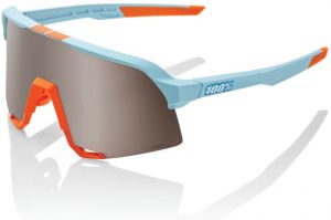 slnečné okuliare S3 Soft Tact Two Tone, 100% - USA (strieborné sklo)