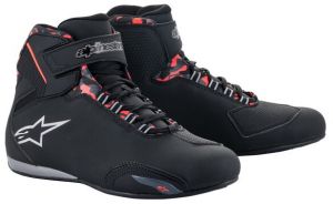topánky SEKTOR WATERPROOF 2022, ALPINESTARS (čierna / červená / šedá / camo)