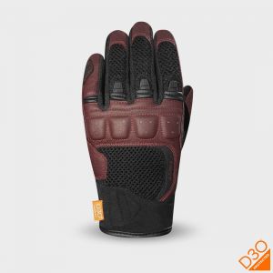 rukavice RONIN, RACER, dámske (čierna/červená burgundy)