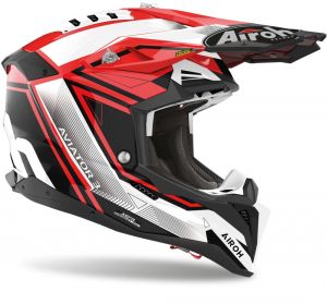 Prilba AVIATOR 3.0 League, AIROH (červená) 2023