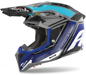 Prilba AVIATOR 3.0 League, AIROH (modrá) 2023
