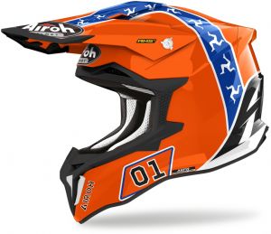 Prilba STRYCKER Hazzard, AIROH (oranžová) 2023