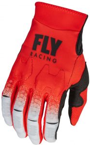 Rukavice EVOLUTION DST, FLY RACING - USA 2023 (červená/šedá)
