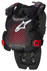 chránič tela A-1 PRO 2023, ALPINESTARS (čierna antracit/červená)