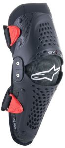 chrániče kolien SX-1 YOUTH 2023, ALPINESTARS, detské (čierna / červená, pár)