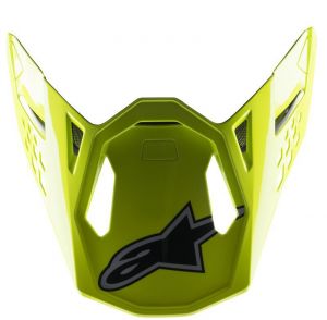 šilt pre prilby SUPERTECH S-M8 FACTORY, ALPINESTARS (čierna/žltá fluo/modrá)