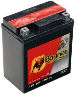 Batéria 12V, YTX7 l-BS, 6Ah, 100A, BANNER Bike Bull AGM 114x71x131