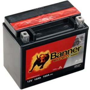 Batéria 12V, YTX12-BS, 10Ah, 160A, BANNER Bike Bull AGM 150x87x131