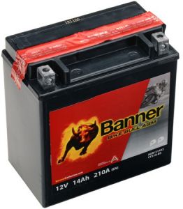 Batéria 12V, YTX16-BS, 14Ah, 210A, BANNER Bike Bull AGM 150x87x161