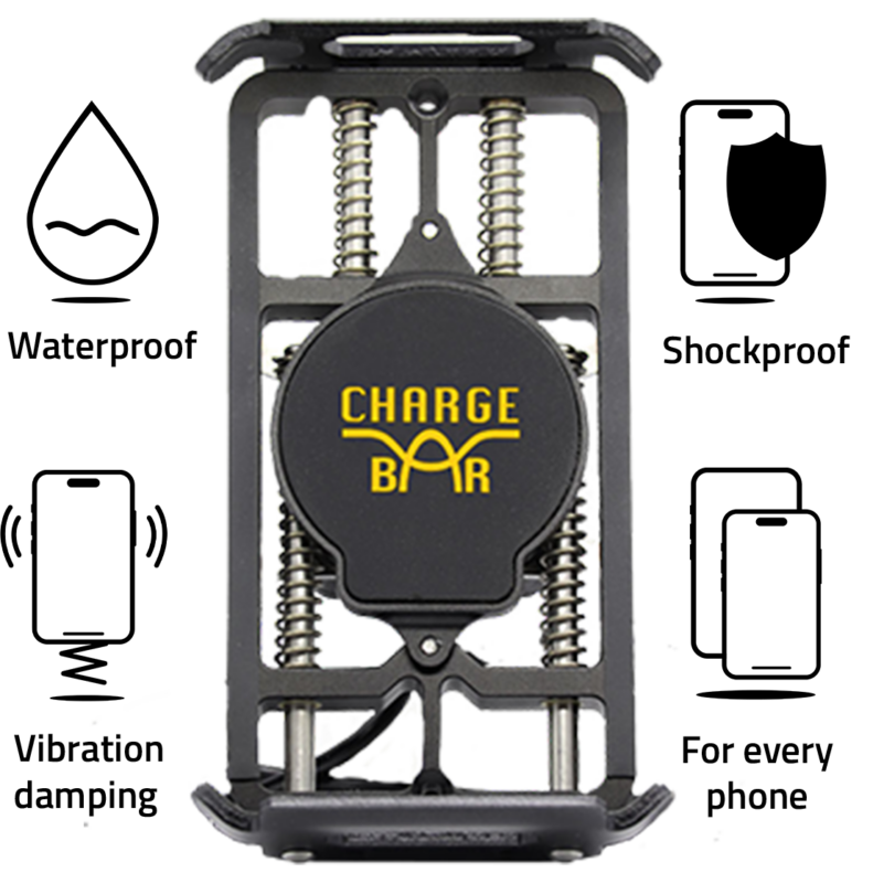 Charge Bar – držiak telefónu na motorku